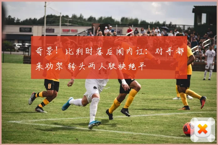 奇景！比利时落后闹内讧：对手都来劝架 转头两人联袂绝平