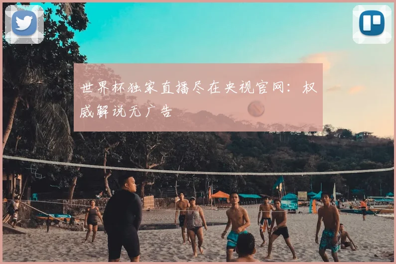 世界杯独家直播尽在央视官网:权威解说无广告